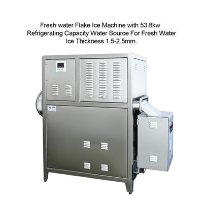 kupować Freshwater Flake Ice Machine with 53.8kw Refrigerating Capacity 10000kg/24h Production and 1.5-2.5mm Ice Thickness online manufacture