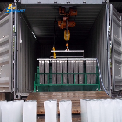 OEM 5Ton Containerized Block Ice Machine Zakład produkcji bloków lodowych